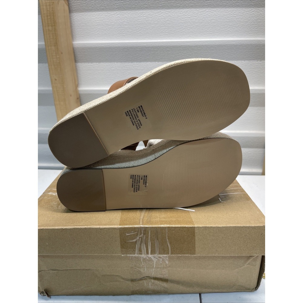Steve Maddens Women's Sandels 7.5 Moveable Cognac Color In Box New - Picture 7 of 7